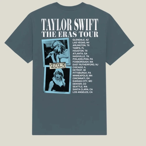 TAYLOR SWIFT | THE ERAS TOUR 1989 ALBUM T-SHIRT - SIZE MEDIUM - 2 AVAILABLE - Picture 2 of 8